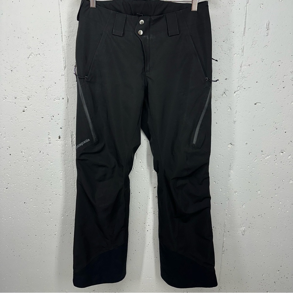 Patagonia Women’s Small Powder Town Black Gore-Tex Insulated Winter Pants READ